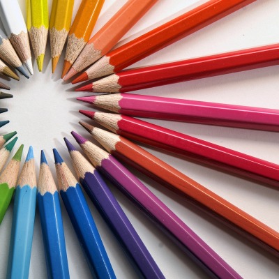 цветные карандаши позитив
