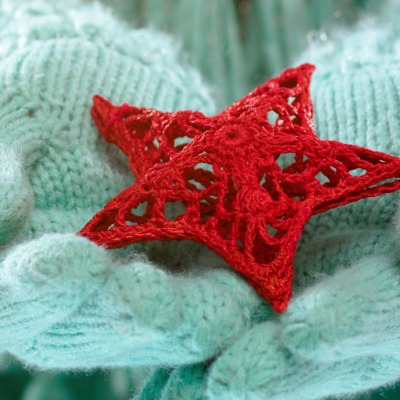 звезда перчатки вязание