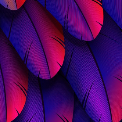 перья фиолетовый минимализм краски вектор рисунок