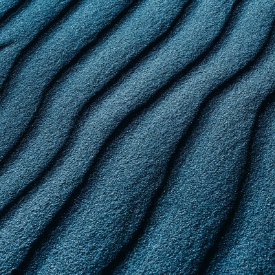 песок синий волнистый