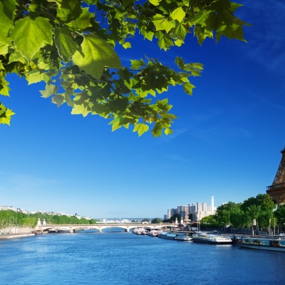 Париж эйфелева башня река