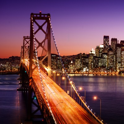 Сан-Франциско мост огни