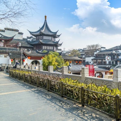 китай храм город улица