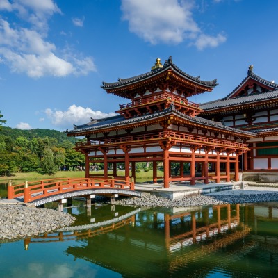 япония храм водоем