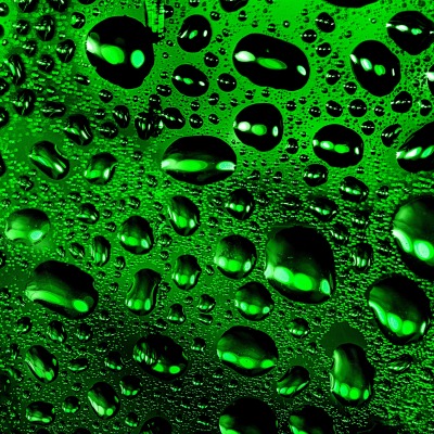 капли стекло зеленый преломление