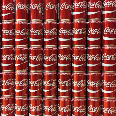кока-кола банки текстура
